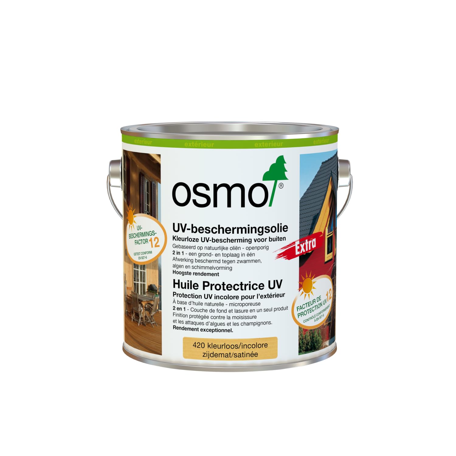 OSMO 420 HUILE PROTECTRICE UV EXTRA INCOLORE - 0,750L