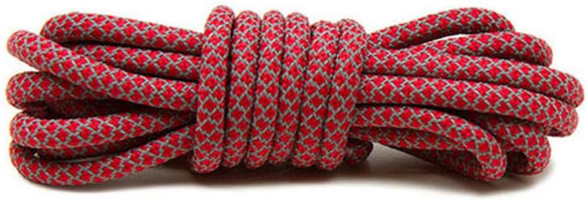 VASGO Round Shoe Laces Reflective for Sneakers 10 Different Lengths 12 Colors