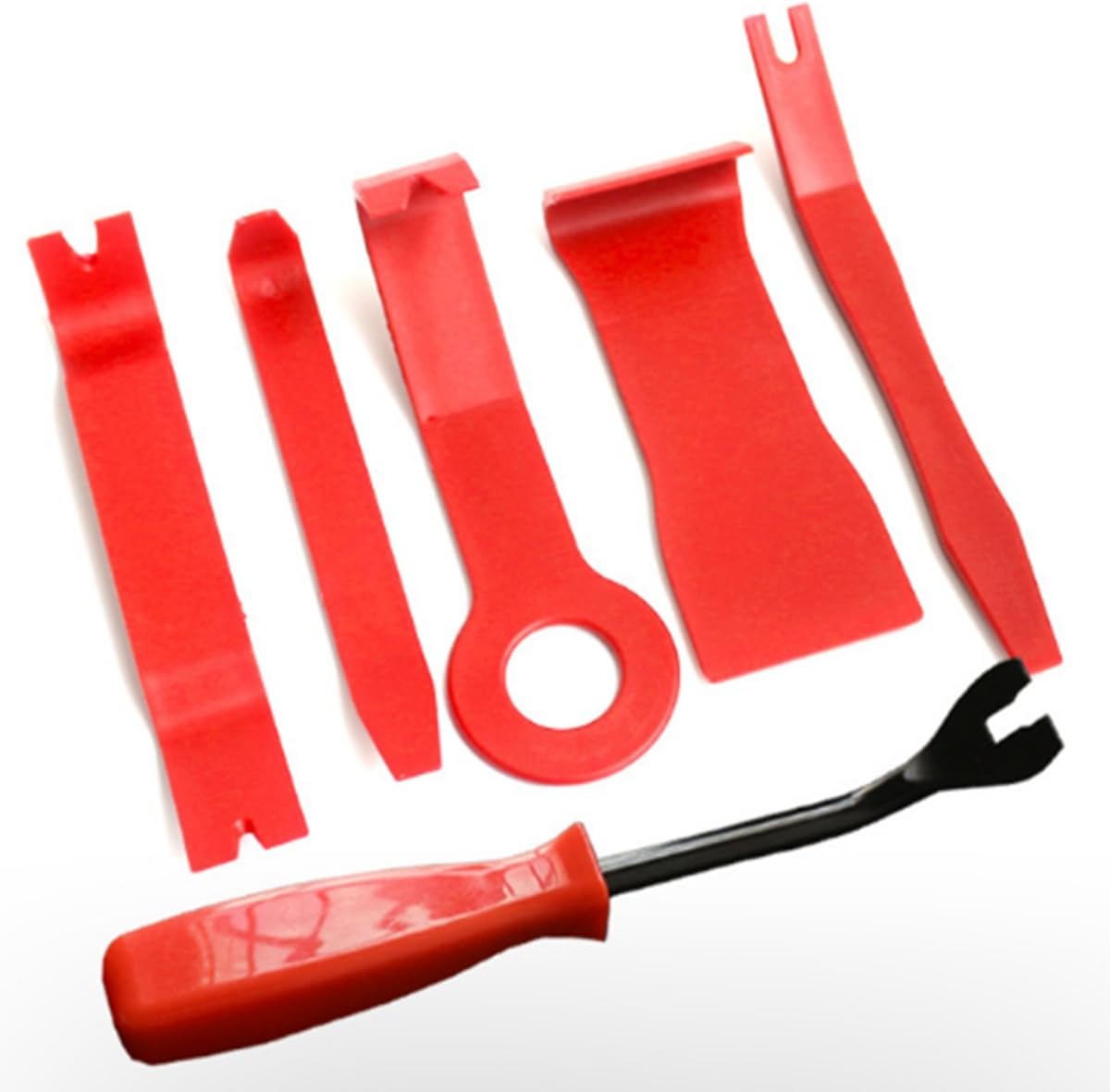 6 Pieces Car Trim Removal Tools, Car Trim Removal Tool Panel Removal Tool kit for Removing Door Panel Audio Refitting Scratch Upholstery Prying Kit