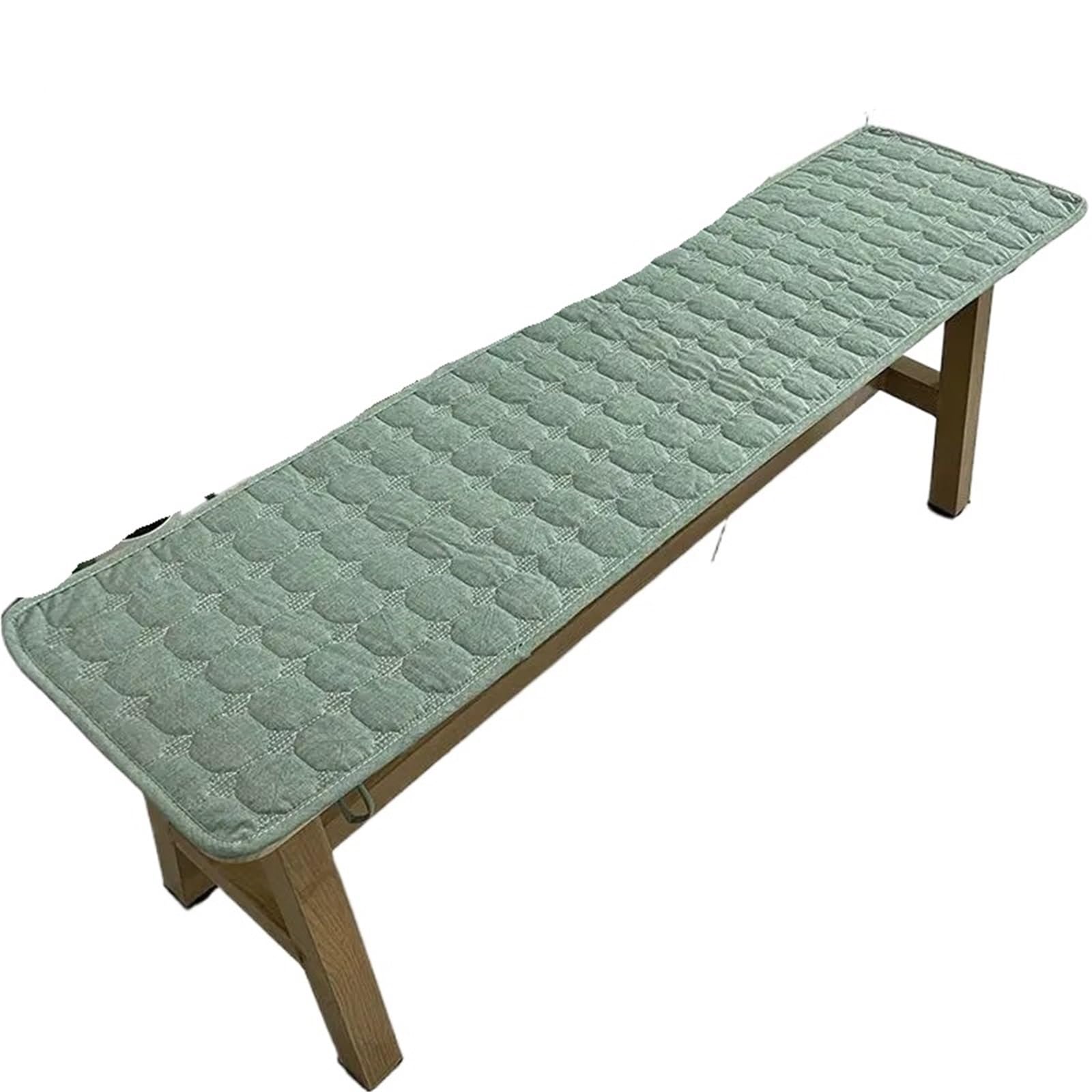 Coussin de banc de jardin quatre saisons vert pour vos moments de détente