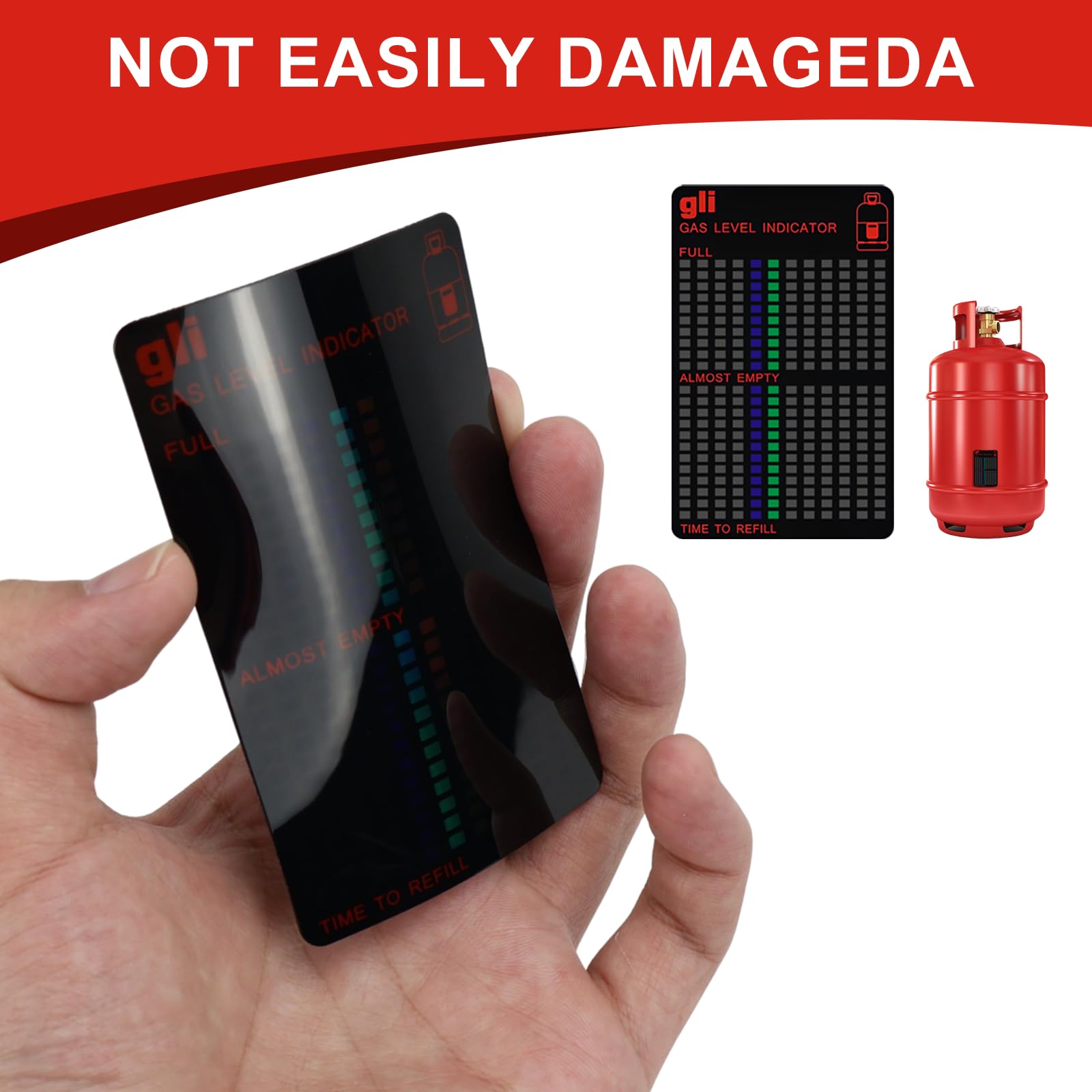 KXVXXV 2 x bombole di gas, indicatore di livello di riempimento, indicatore di gas magnetico, indicatore di gas per gas propano, casa, camper, bombole di gas butano
