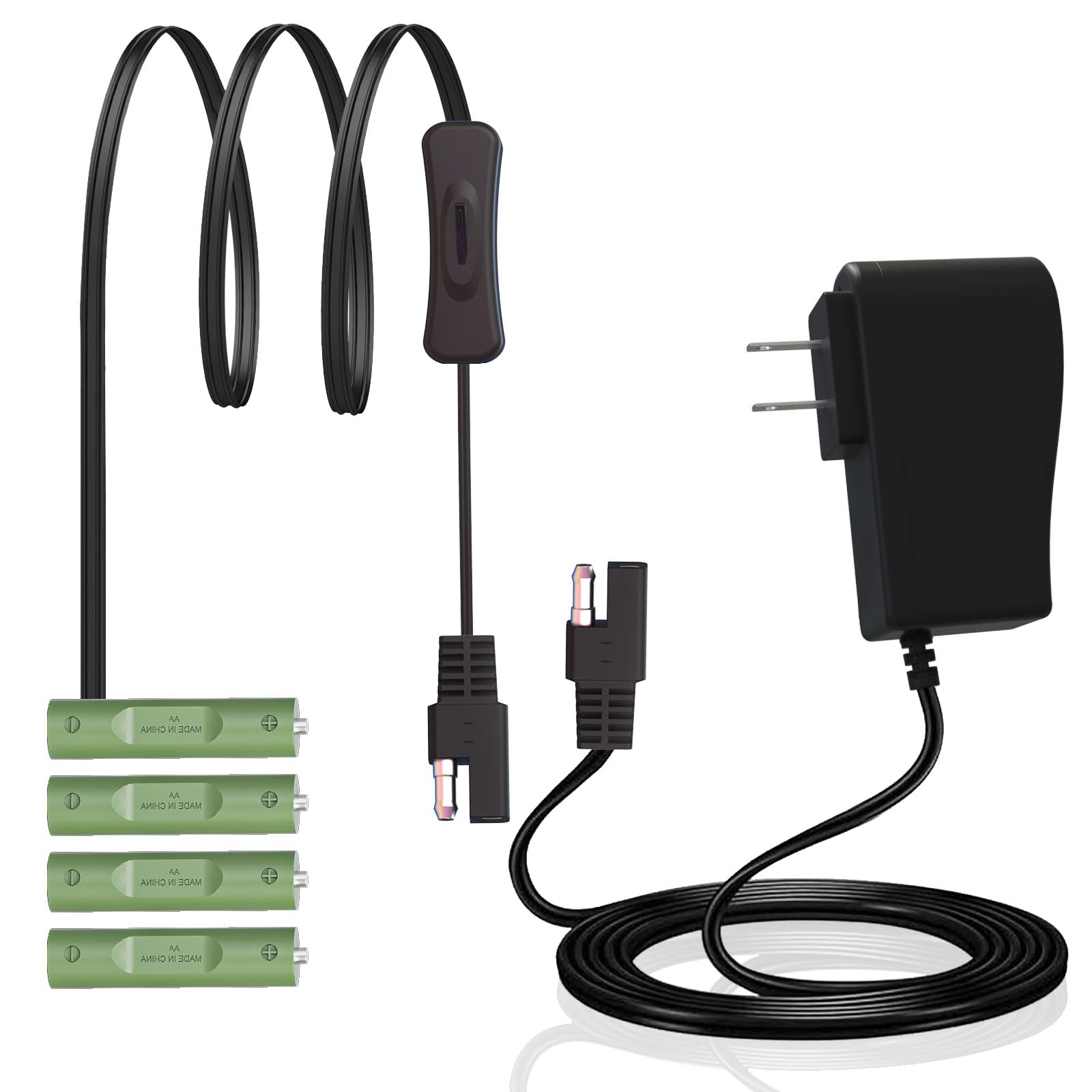 QUZOC AC-Powered AA Battery Adapter