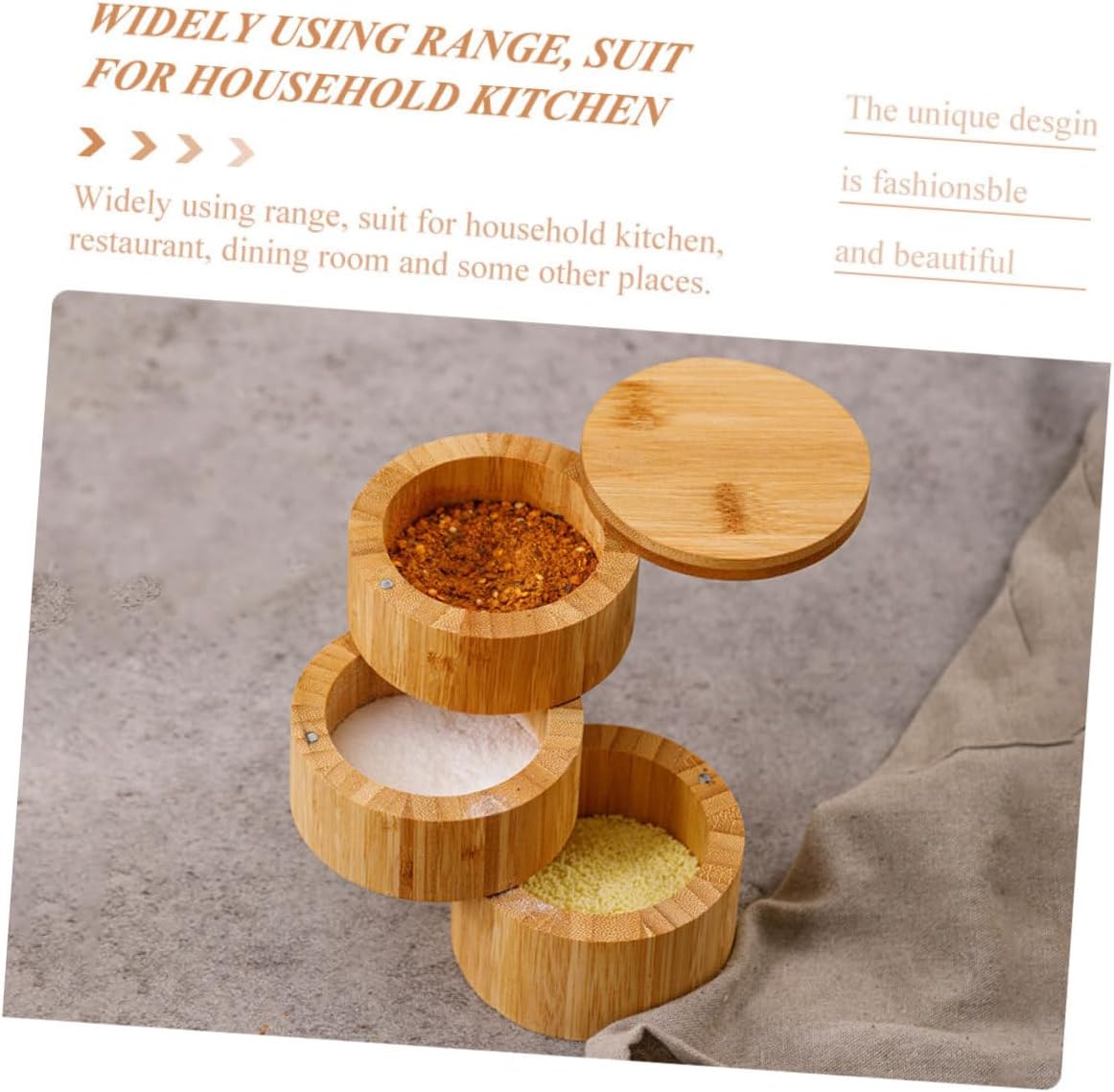 Seasoning Box Set Airtight Sugar Salt Canister Kitchen Seasoning Organizer