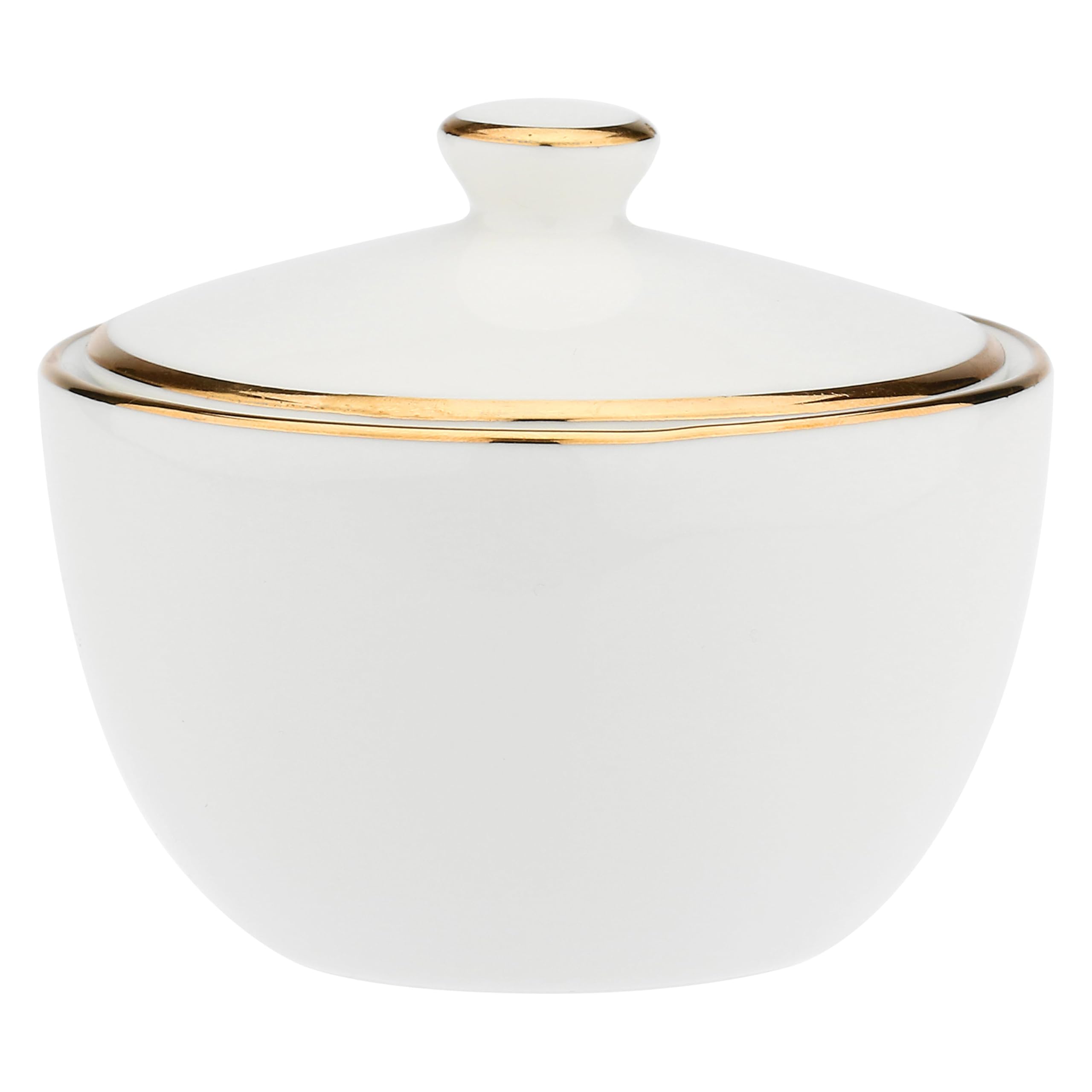 Porta Zucchero Vintage Bianco Zuccheriera In Ceramica A Forma Di Zucca - Con Coperchio E Cucchiaio, Capacità 260ml, Colore Bianco Zuccheriera Ceramica