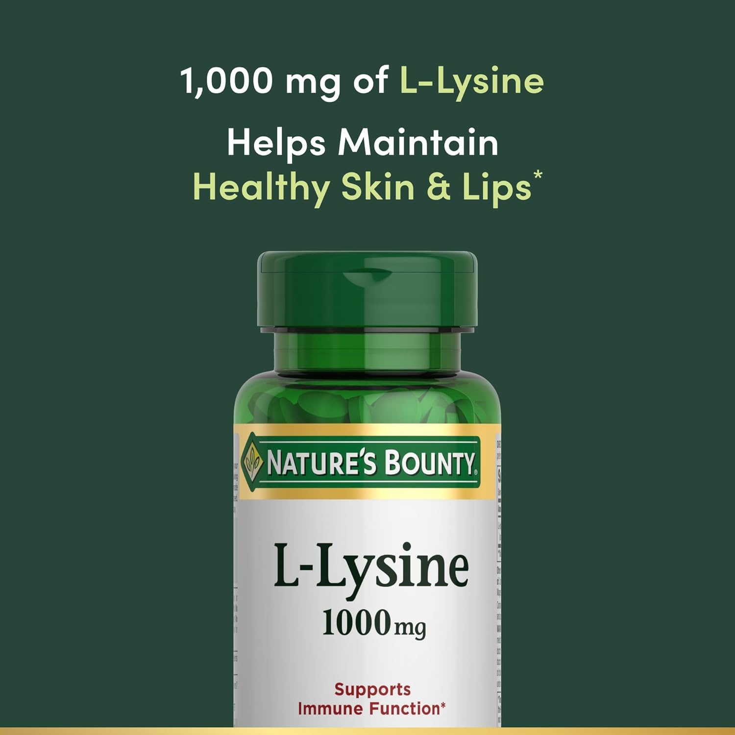 Nature's Bounty L-Lysine 1000 mg Tablets 60 ea (Pack of 2) — Amazon image 5