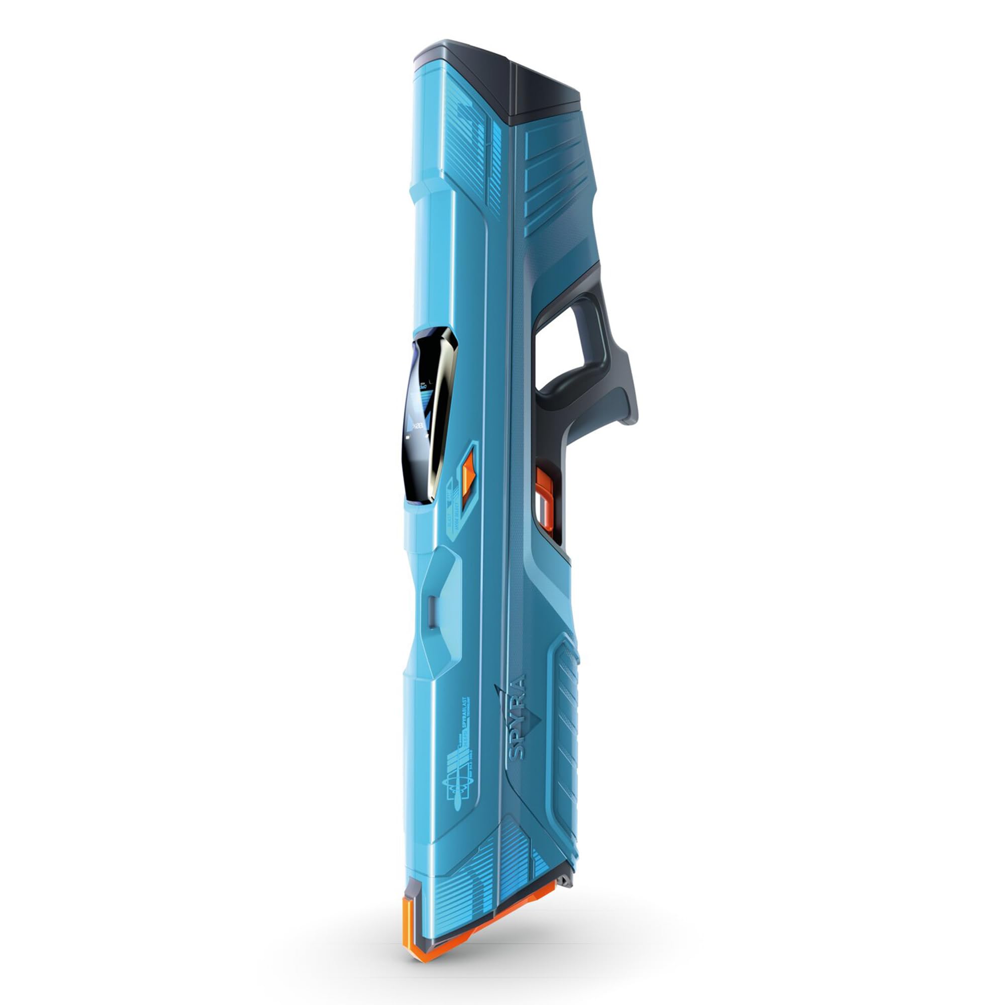 Spyra Electric Water Gun with Single Shot Technology, Premium Water Blaster with Automatic Recharge, TFT Display, 5 Blast Modes and 3 Game Modes, Long Range, Outdoor Water Toy