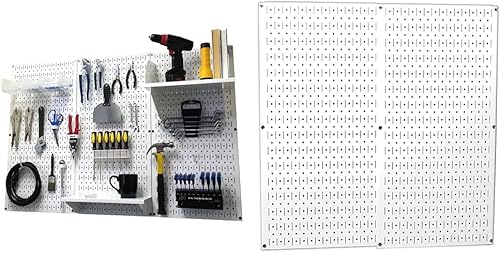Miniatura 25 de Organizador de herramienta control de pared 30-wrk-400wb estándar panel perforado mesa de trabajo de metal, 30-WRK-400 GBU Tablero de clavijas gris