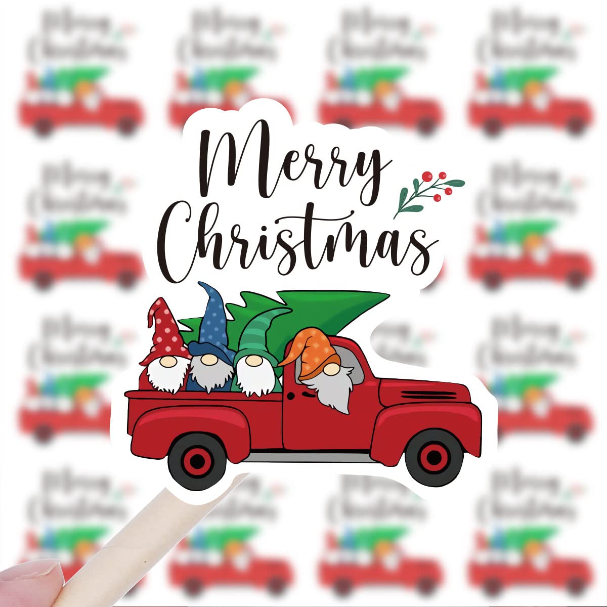 Photo 1 of 240 PCS Merry Christmas Gnomes Stickers,Cute Small Business Envelopes Stickers for Business Packages/Handmade Goods/Bags ,Christmas Theme Small Shop Business Stickers for Envelopes Seals 2 ITEMS