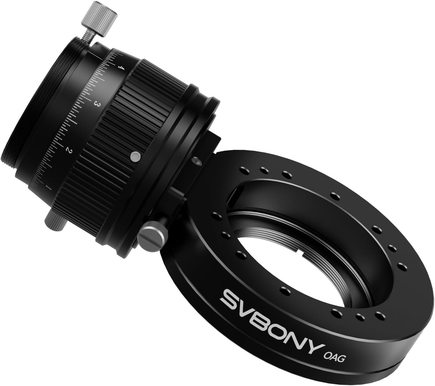 SVBONY SV238 Off-Axis Guider (OAG), Astronomy OAG 8x14mm Large Prism, CNC Off Axis Guide Scope with M54 M48 Adapter, Use with Filter Drawer or Filter Wheel, Telescope Accessories for Astrophotography