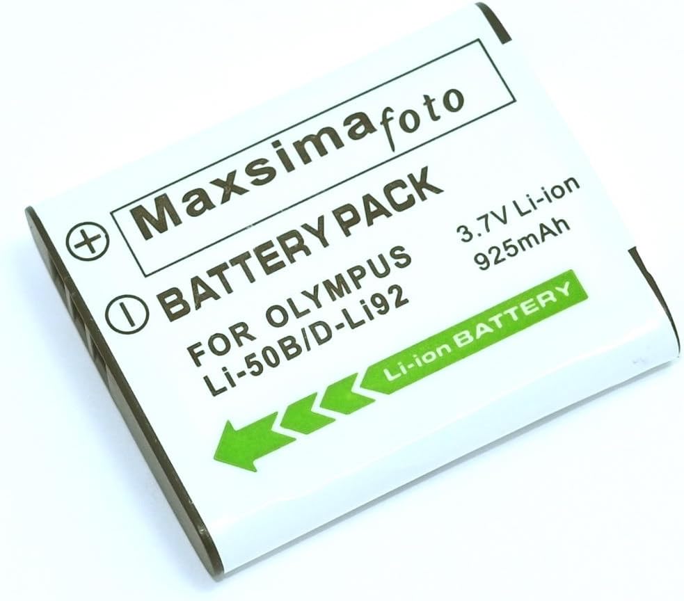 Maxsima - LI-50B, Li50B Battery for Olympus