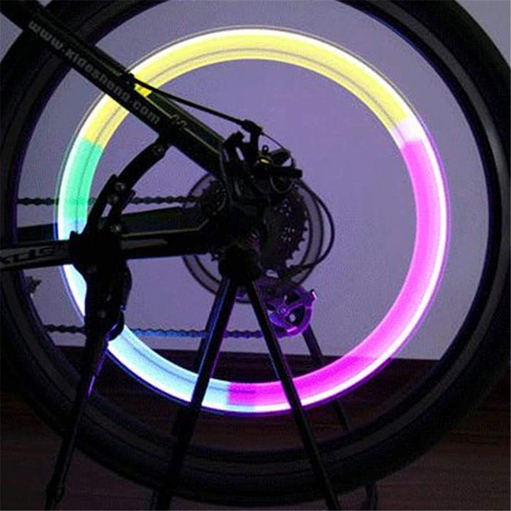 SOWUDM Fiets Spaak Lichten MTB Fiets Voor Achter Vork Strip Licht Bar Wiel Decor Lamp Racefiets Front Licht Koplamp Fietsen Licht Fiets Wiel Lichten
