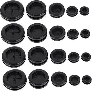 VILLFUL 50pcs Rubber Band Ring Spacers Rubber Washer - Rubber Grommet Wire Rubber Protective Washer Rubber Sealing Washer Firewall Hole Plug Rubber Hole Grommet o Ring Gasket -