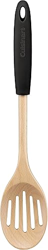Cuisinart CTG-SBEW-LS Cuchara ranurada de silicona de madera de haya Cuisinart CTG-SBEW-LS Cuchara ranurada de silicona de madera de haya