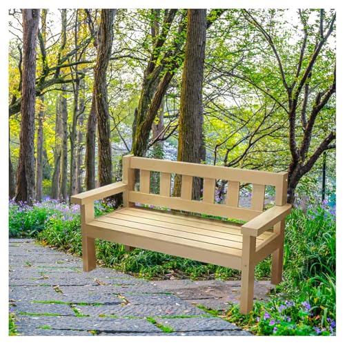Banc d'extérieur résistant aux intempéries pour parc et balcon