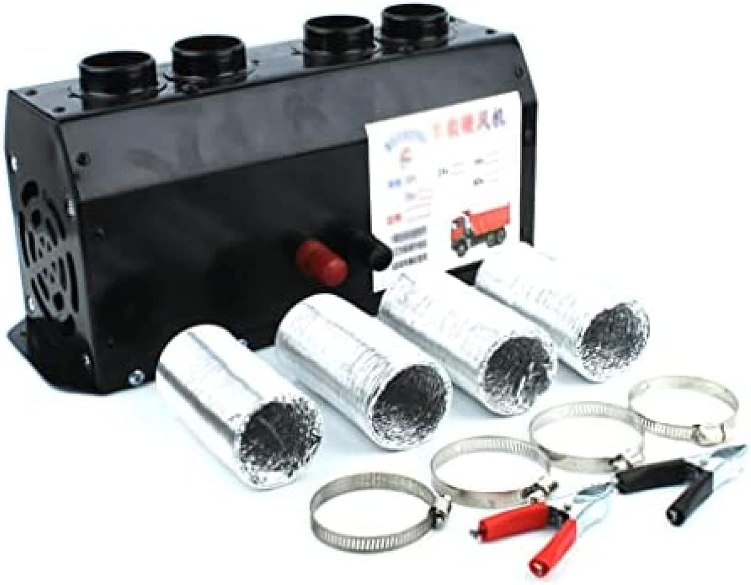 800-1000w Ogrzewacz Samochodowy Ze Stali Nierdzewnej 12v 24v Zespół Dodatkowego Ogrzewania Automatyczna Stała Temperatura 4 Wyloty Powietrza Ogrzewanie Samochodowe Ogrzewanie O, 12v, 1000W