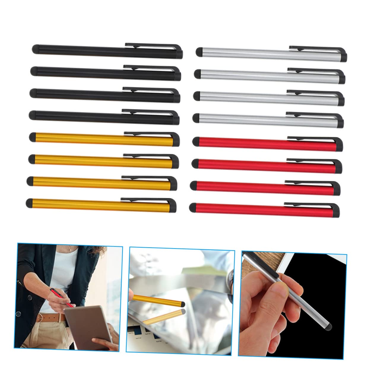 LABRIMP 80piezas Lápiz Capacitivo para Pantallas Táctiles De Stylus para Tablets y Teléfonos Móviles De
