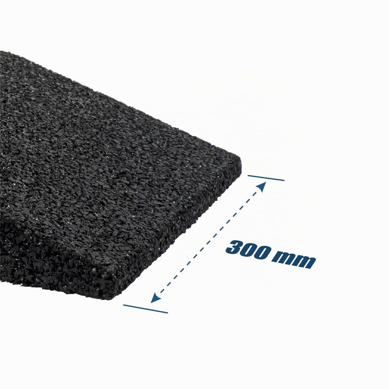 HASKYY Juego de 4 protectores de neumáticos 600x300x64mm hasta 285mm de ancho, protector de neumáticos, cama de neumáticos, nido de neumáticos de granulado de goma de 300mm de ancho