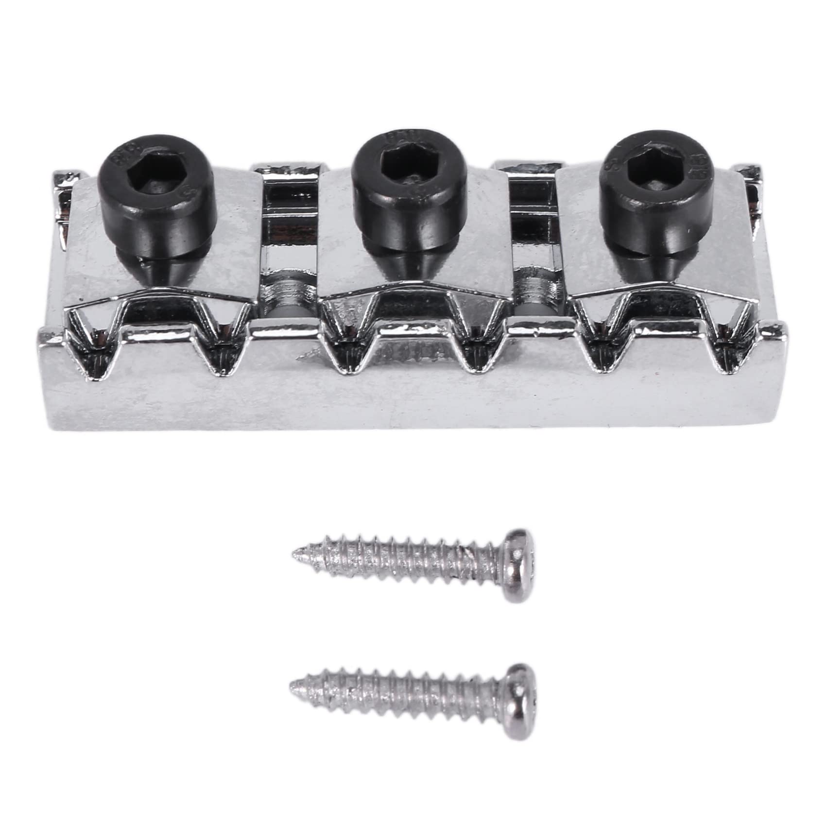 FLFL Un Conjunto De Sistema De Bloqueo De Doble Puente De Tremolo Tirado De Guitarra Eléctrica Puente De Cuerdas Accesorios De Guitarra Piezas De Puente Sistema Puente Guitarra
