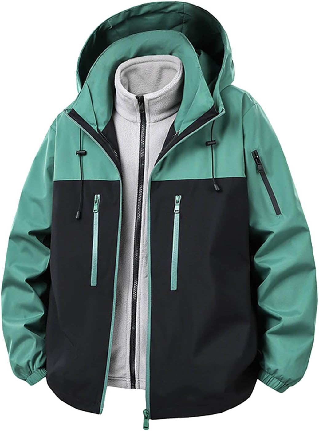 [PDNJYYGS] ジャケット メンズ 冬服 ウィンドブレーカー 3in1 多機能 耐摩耗性 コート ジャンパー 防風 防寒 マウ