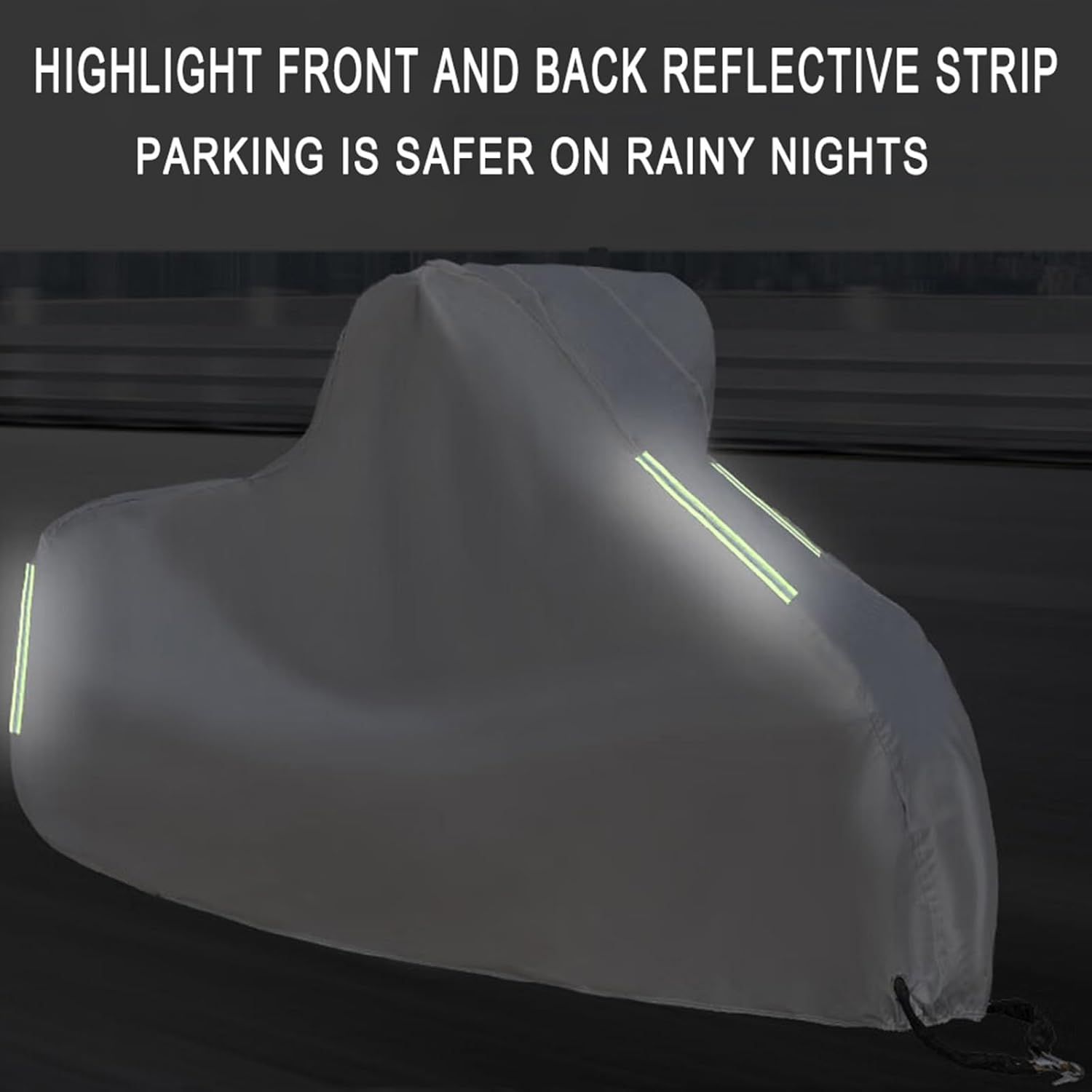 Motorbike Cover Outdoor for Ducati XDiavel S 2016-2024 |Motorcycle Garage Cover Waterproof Dustproof Moped Cover Rainproof Snowproof Motorcycle Shelter Protective with Reflective Strips(Red)