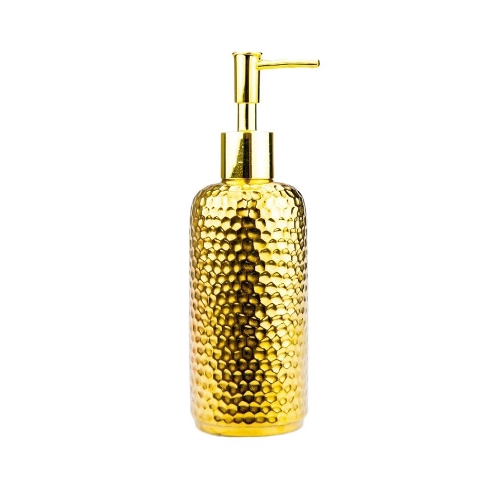 Bathroom Gold Ceramic Soap Dispenser Shampoo And Lotion Pump Bottle For Hotel And Guesthouse Bathrooms Shampoo