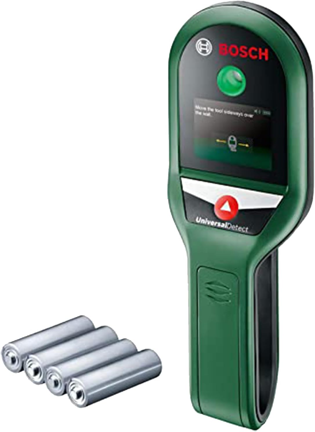 Bosch Digital Detector UniversalDetect, Thorough wall scans for safer drilling up to 10cm, detect metal, live cables & wooden substructures | Model: 0603681300 with 1 year warranty