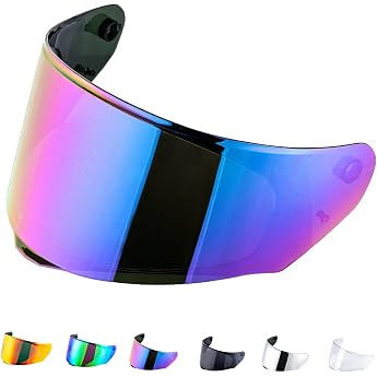 JQF Gear Helmet Visor for LS2 FF800/FF353/FF328, Motorcycle Helmet Visor, Motorcycle Wind Protection Helmet Lens Visor, Full 