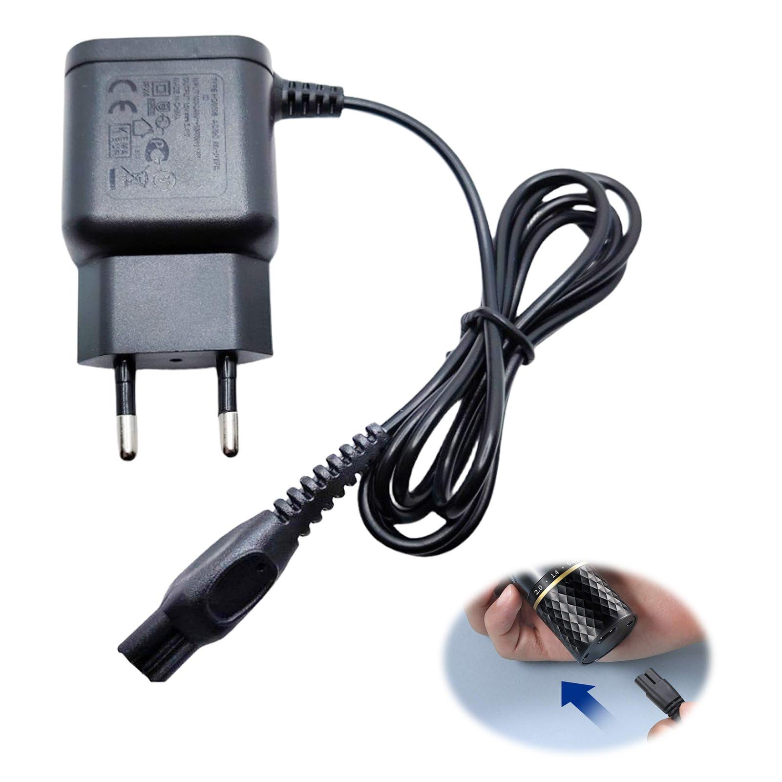 Caricabatteria compatibile con Philips OneBlade, 15V UE, compatibile con le serie HQ8505/S5000/HQ6070/S9000