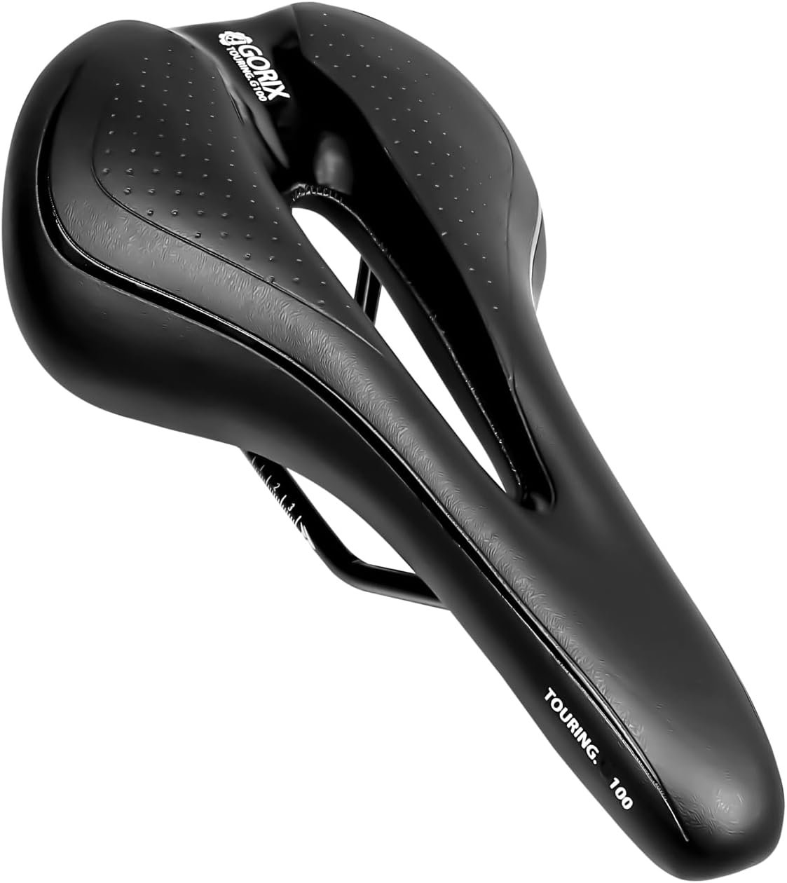 GORIX Bike Saddle Seat Comfortable Cushion with Rail Mountain Road Bicycle for Men and Women (GX-C19)