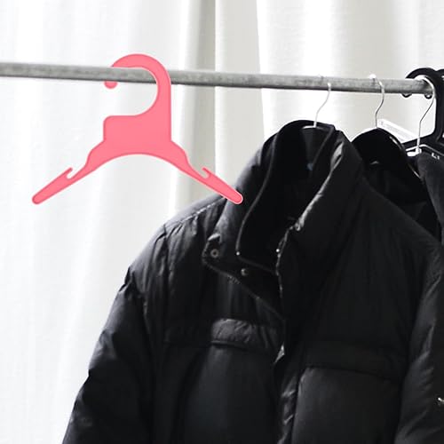 Miniatura 7 de POPETPOP Perchas de ropa para mascotas, 30 piezas de perchas para ropa para mascotas, estantes de secado para cachorros, mini perchas de plástico