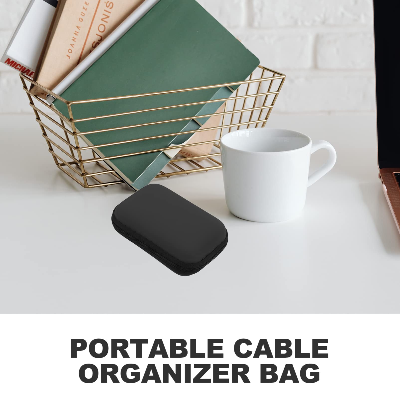 PartyKindom Organizer da Viaggio per Elettronica da 8 Pezzi Organizer da Viaggio Elettronico da Viaggio Organizer per Cavi da Viaggio Custodia per Cavo Caricabatterie per Disco Rigido USB
