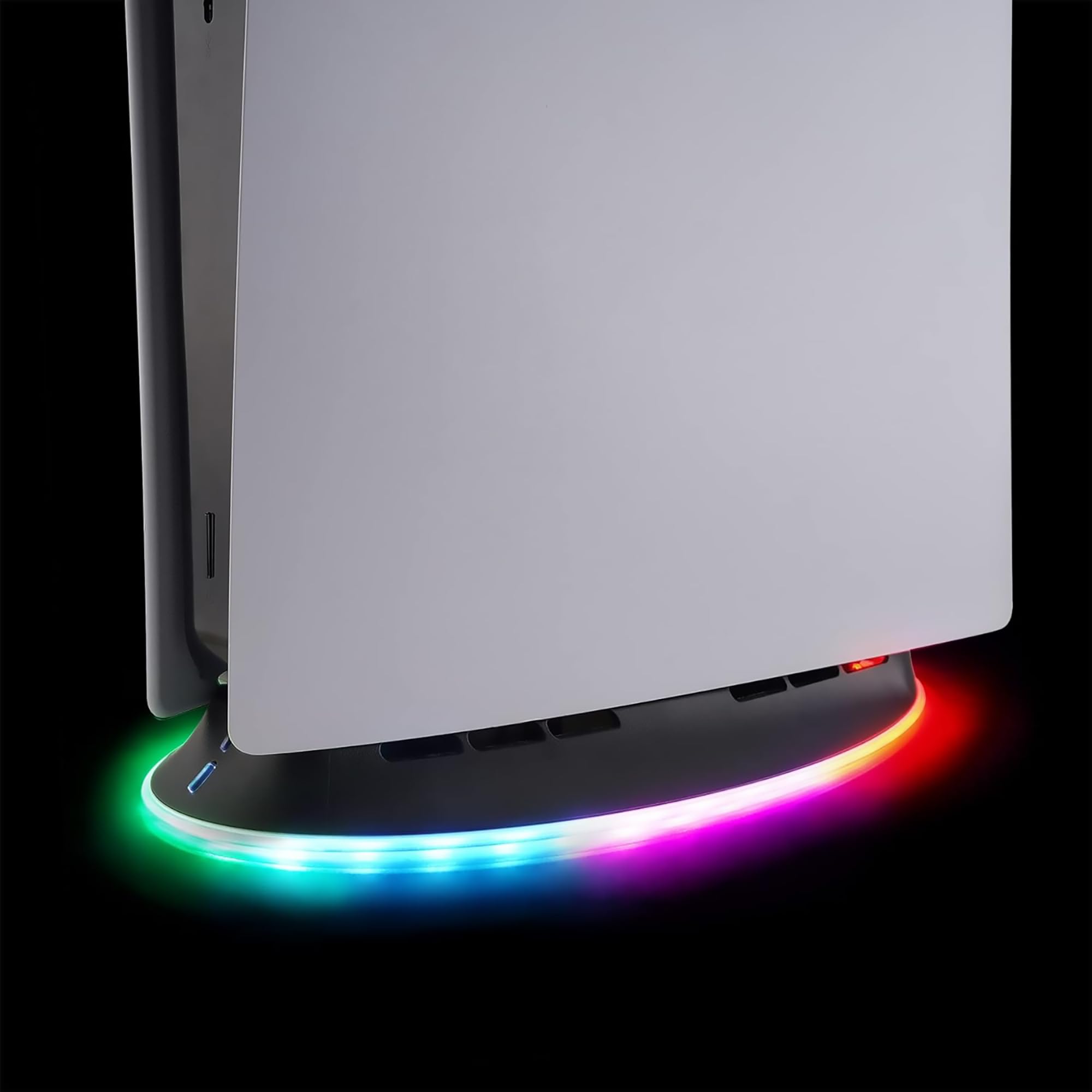 Subsonic PS5 stand for Playstation 5 and slim, 2-speed cooling fan, PS5 RGB LED dock with 1 additional USB port