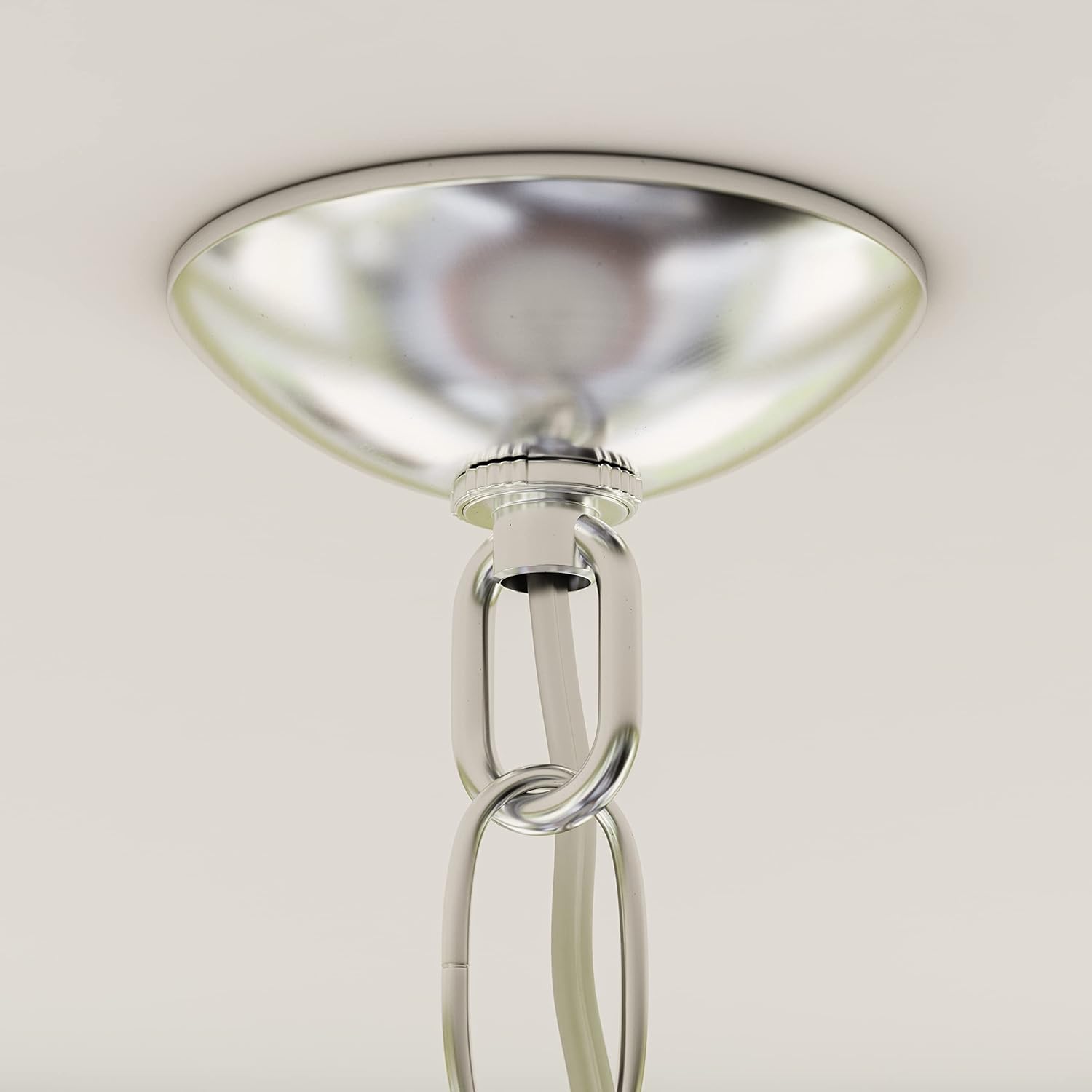 Kenroy Home Casual 3 Light Pendant ,20 Inch Height, 22 Inch Diameter with Brushed Steel Finish