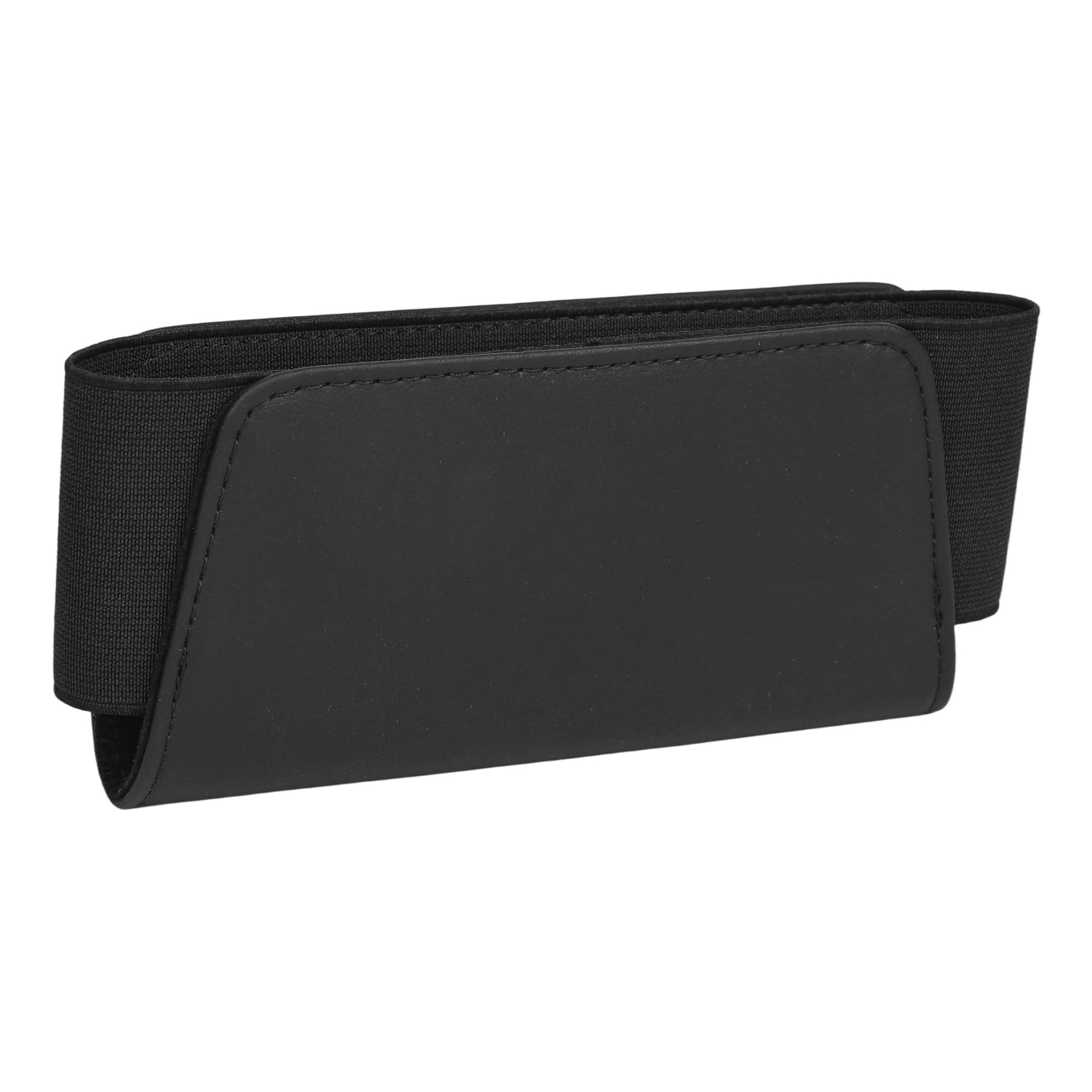 Qirc B Black Line Car Seat Side Storage Pocket, Pu Leather Multifunctional Small Organizer, Universal Car Pocket Pouch Cell Phone Holder For Phone, Sunglass, Wallet, Ect (B Black Line)