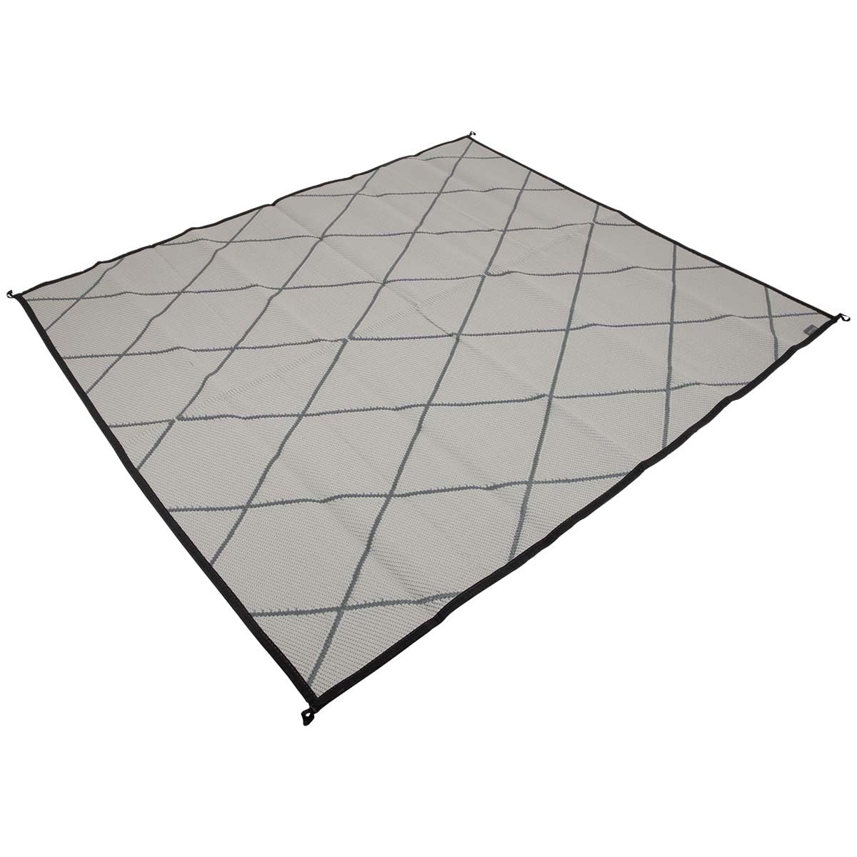 Tapis détente Pluckley Bo-Camp polypropylène M champagne pour sol de camping et jardin