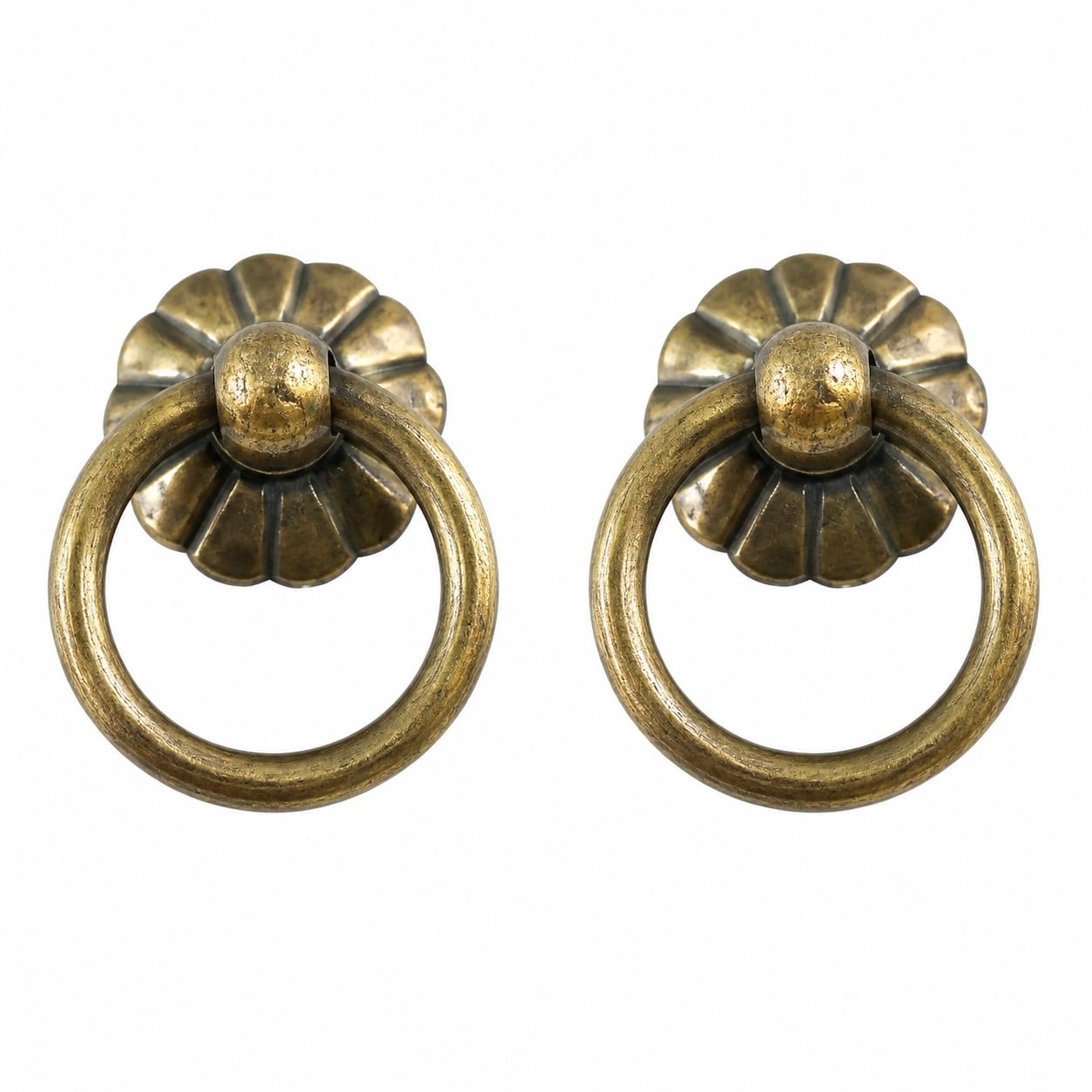Cozy Space Antique Ring Pull Handle for Office/Kitchen/Wardrobe/Drawer/Cupboard/Dresser (2.5 Cm) (Pack of 2)-image-45