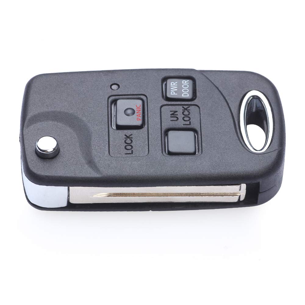 Keymall Keyless Entry - Telecomando di ricambio per auto, 314,3 MHz, chip 4C, 3B, per Lexus ES300, GS300, GS400, IS300, 1998-2005, HYQ1512V