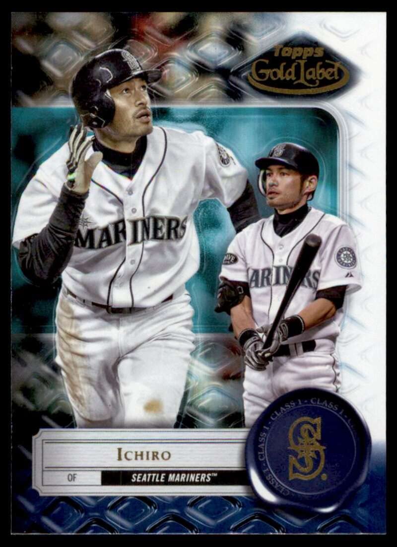 Amazon.com: 2022 Topps Gold Label Class 1#17 Ichiro Seattle