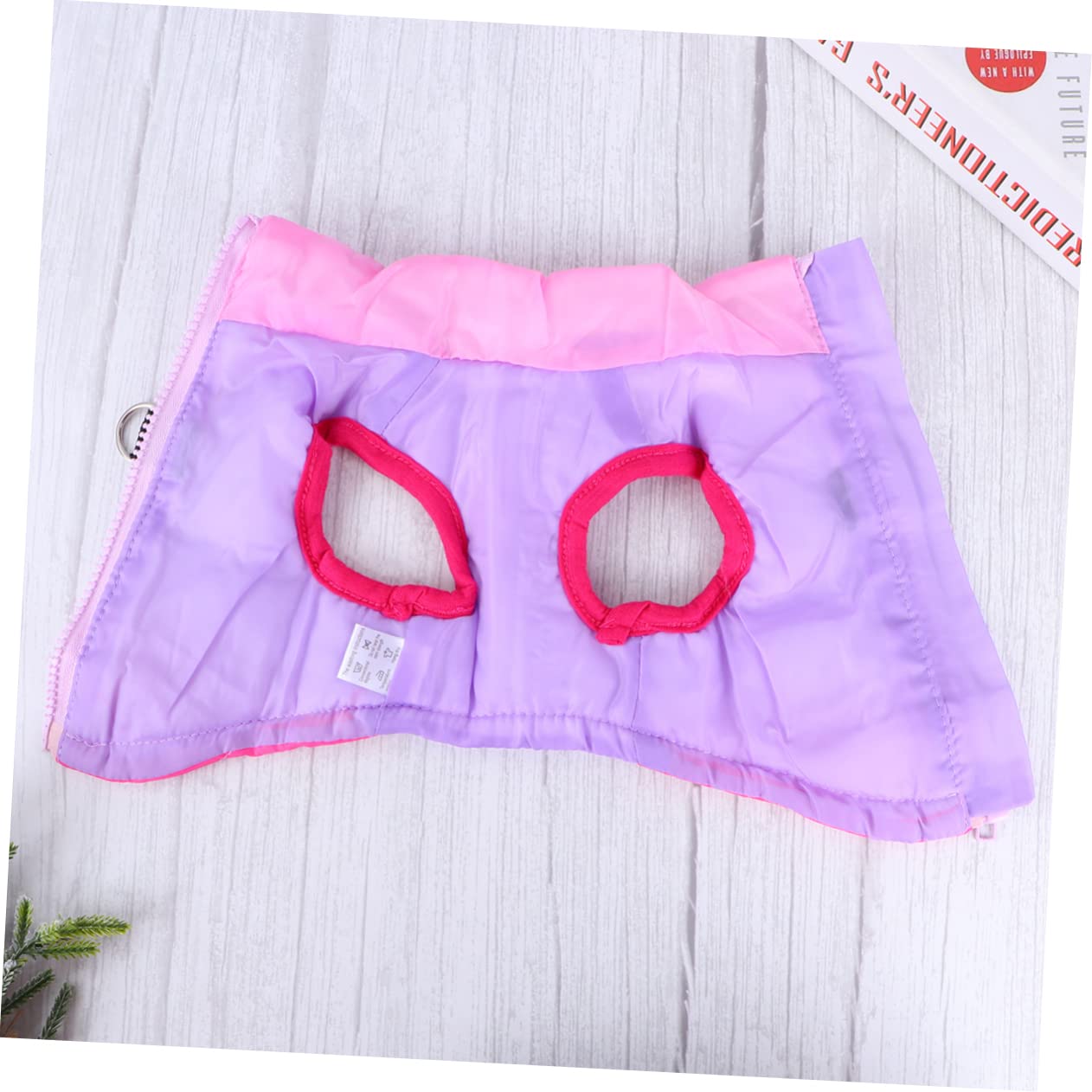 3 Stücke Hund Mantel Beine Hund Regenmantel Weste Warme Haustier Mantel Pet Supplies Größe Xs Rosy Und Grau