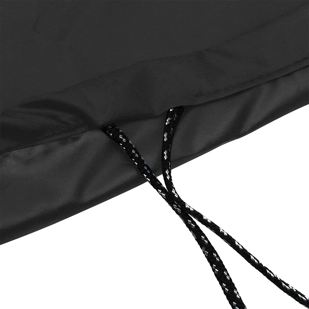 Couverture de Table de Billard,Durable d'Oxford de Billard de Billard avec la Couverture Lavable de Table de Billard de Cordon(245 x140 x 20cm,Noir)