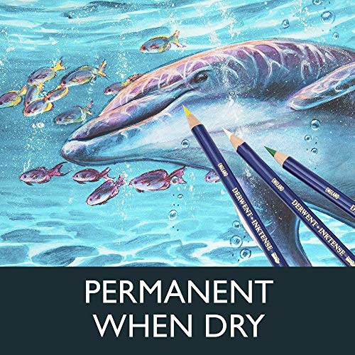 Image of Derwent Inktense Water Soluble Colored Pencil Set, 36 Count (Pack of 2)