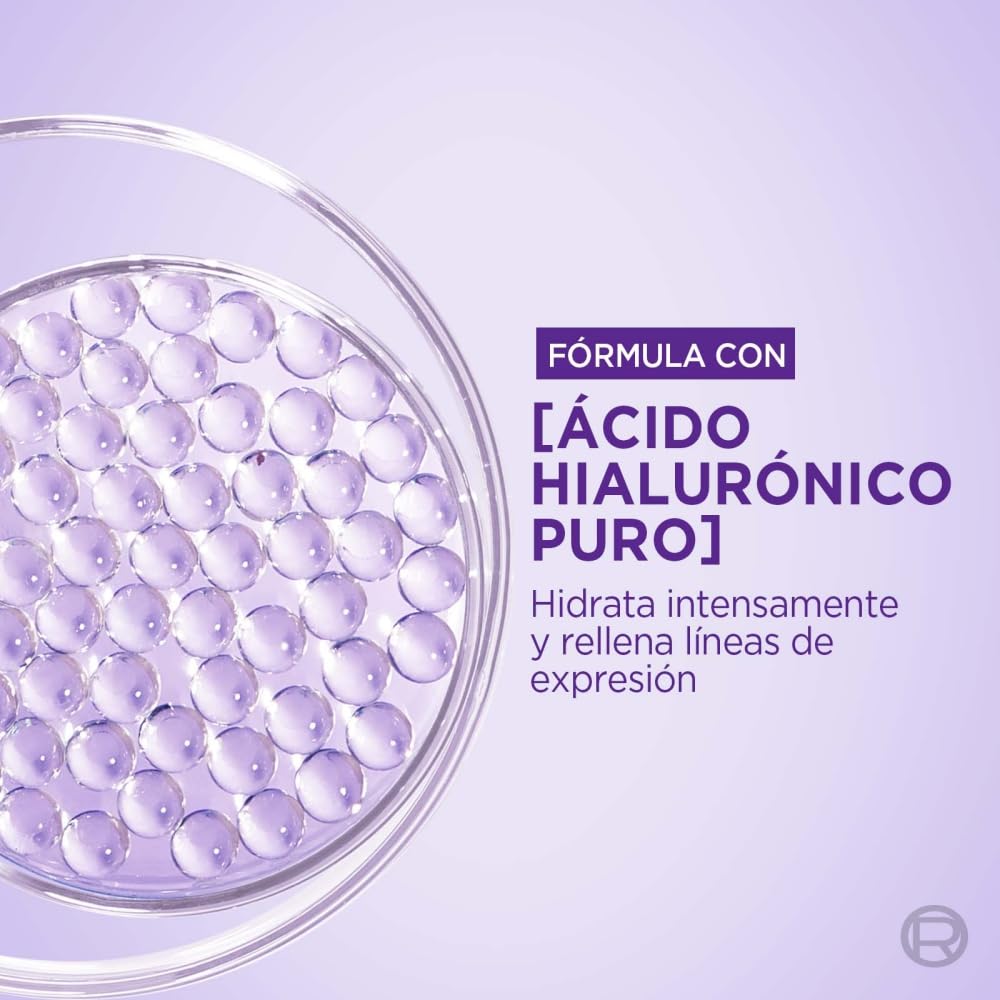 L'Oreal Paris Rutina facial hidratante Revitalift Ácido Hialurónico (3 piezas): Sérum facial 30ml + Gel limpiador 150ml + Crema de día FPS20 50ml. Hidrata y rellena líneas de expresión, para todo tipo de piel Imagen del producto 4