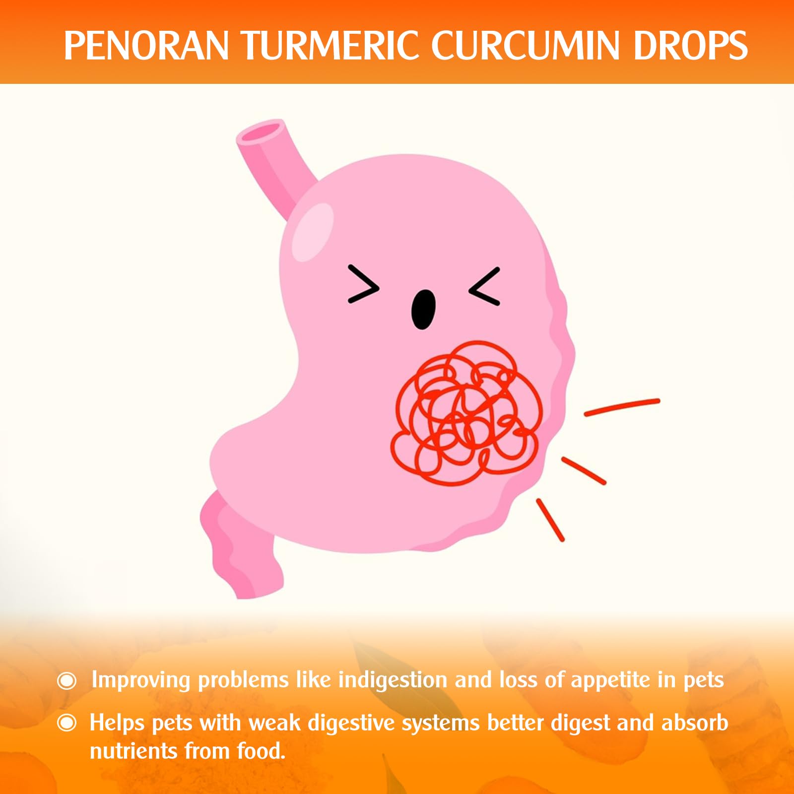 Gotas de curcumina y cúrcuma para Perros Mayores y Trabajadores: Movilidad y flexibilidad Articular, recuperación del Dolor, digestivo, Cerebro, hígado, Hueso, músculo, Piel, Pelaje - Mejor absorción