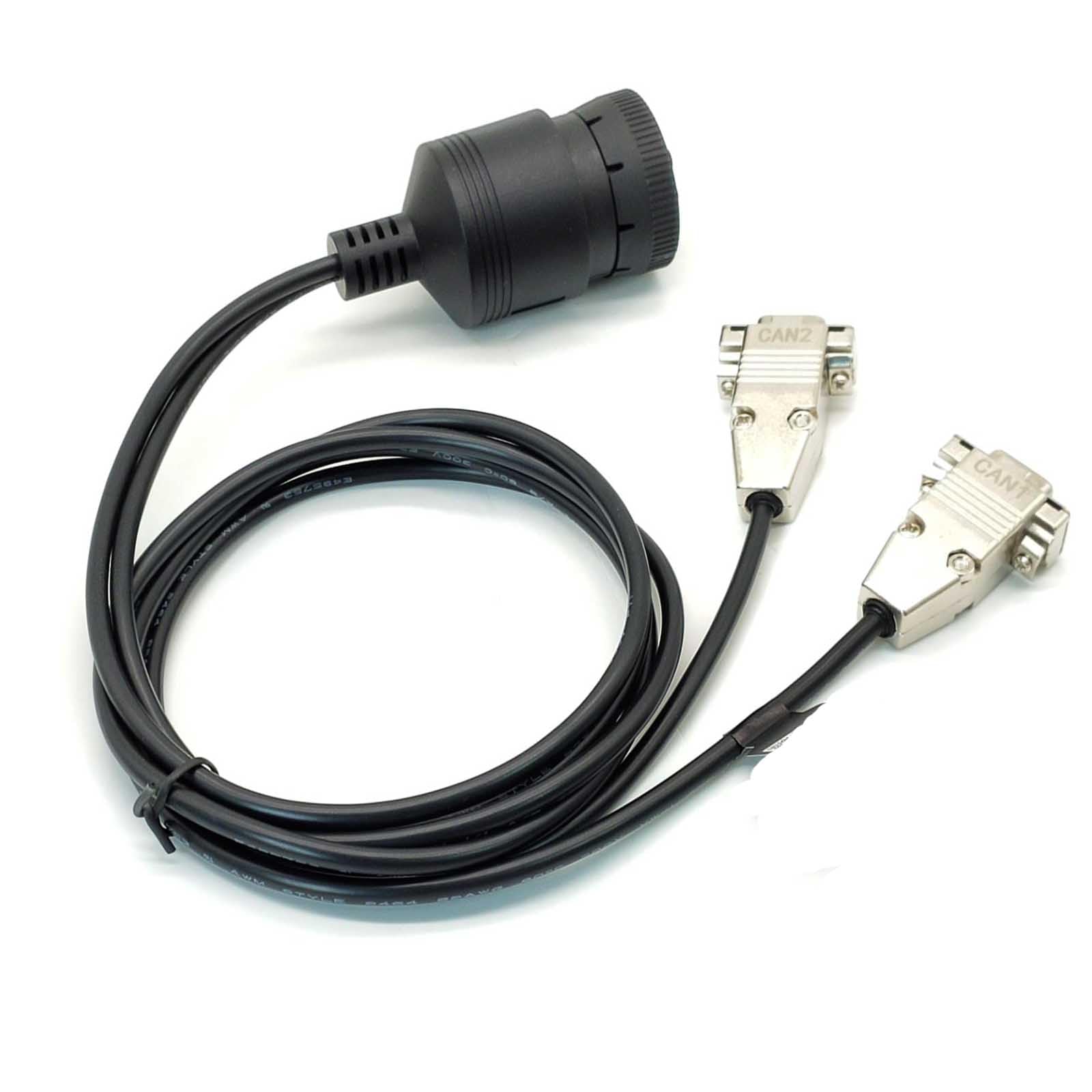 J1939 CAN Cable DEUTSCH Connector To Dual D-Sub 9 Pin -Premier Cable