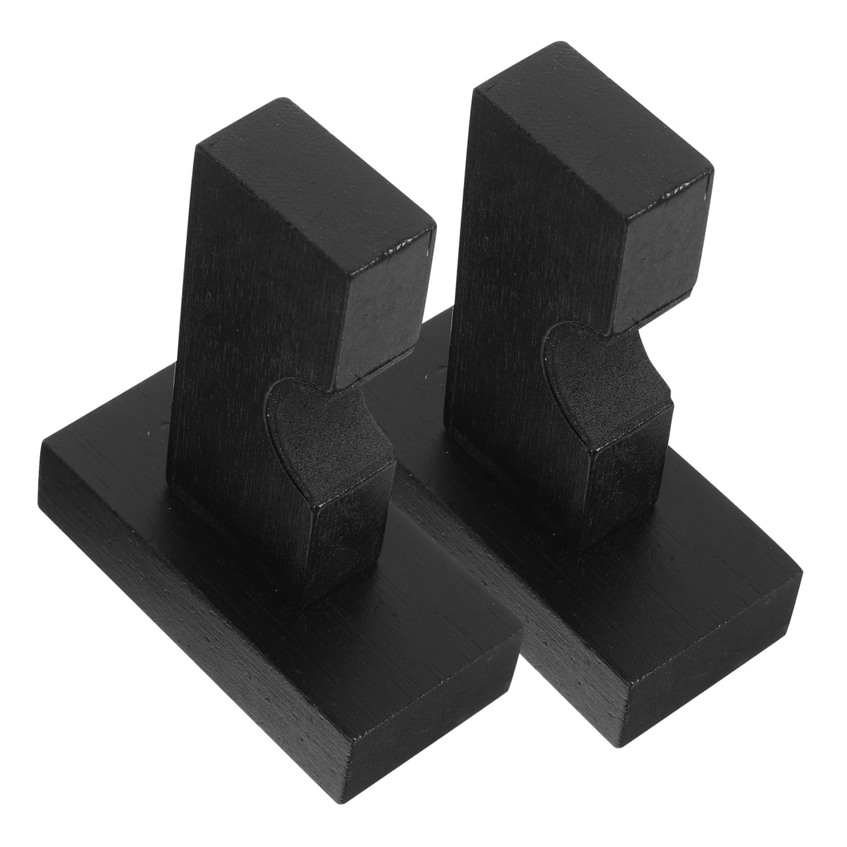 HOOTNEE 1 pair Wood Stands Mount Wall-mounted Baseball Household Bat Wooden Storage Hockey Stand Decorative Bracket Multi-use Wall-mount Multi-function Stick Organizer Base Organizers