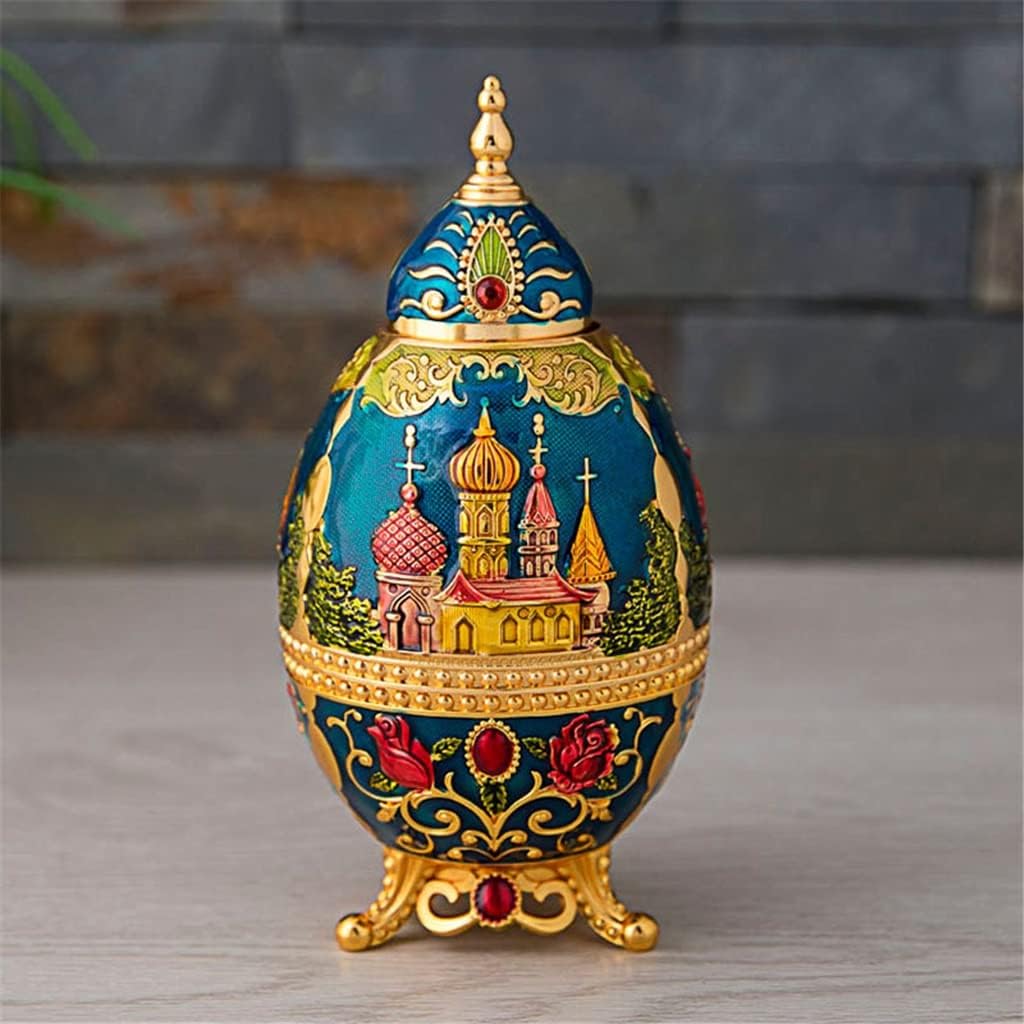 European automatic toothpick box metal retro holder home decoration