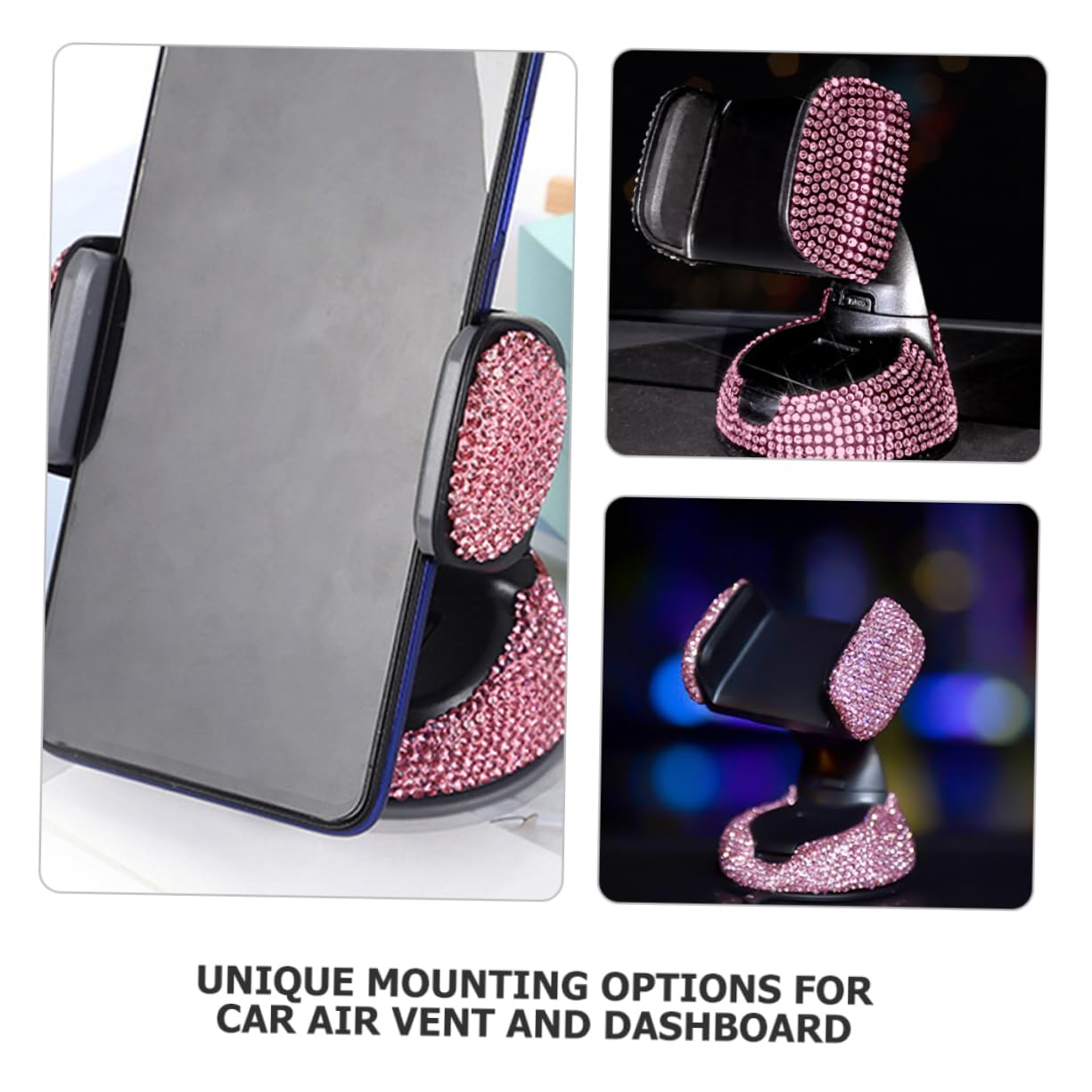 MAGICLULU 2 Pezzi Cellulare da Auto Porta Telefono per Design Innovativo e Antiscivolo Compatibile con Maggior Dei Auto e Smartphone