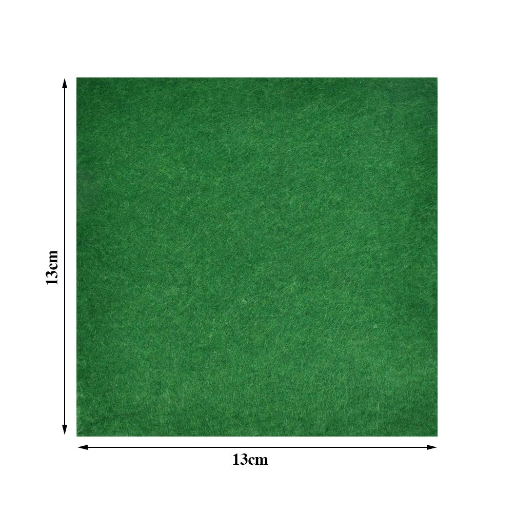Pllieay 50 Fogli Di Feltro Di Natale 10x10 Cm - 10 Colori, Spessore 1,4 Mm Per Decorazioni Fai Da Te