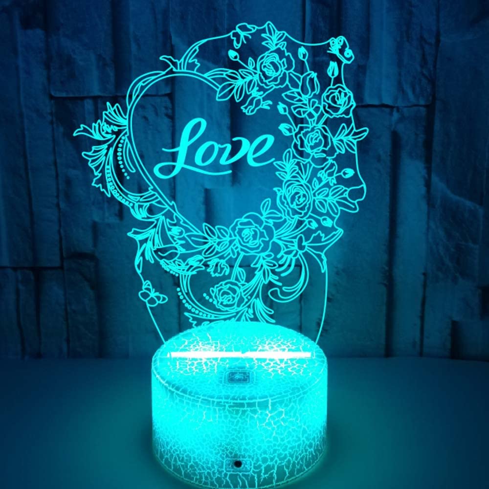 Calcio Lampade 3D Illusione Ottica Luce Notturna, Lampada Led Da Tavolo