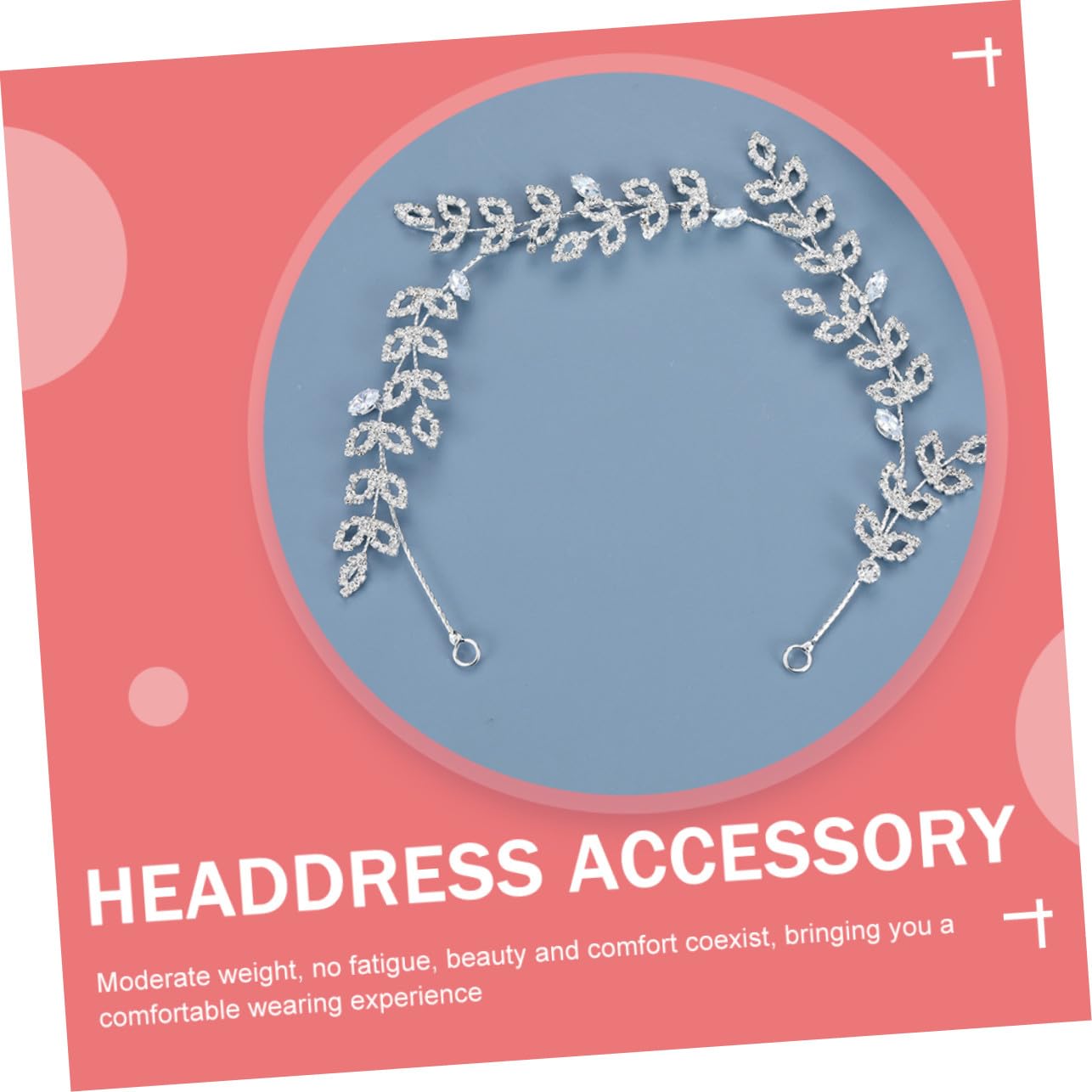 VICASKY 5 Pezzi Cerchietto Sposa in e Accessorio Decorativo per Stile e Raffinato per per Matrimoni e Feste